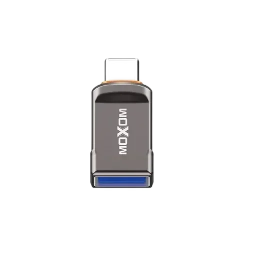 Spinë USB-C dhe portë USB-A në një përshtatës të vogël. Moxom LX-AX803 — Spinë USB-C dhe portë USB-A në një përshtatës të vogël.
