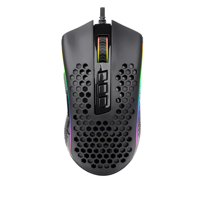 Redragon M808 Storm Black — Trupi i zi me hapje dhe komandat qendrore DPI.