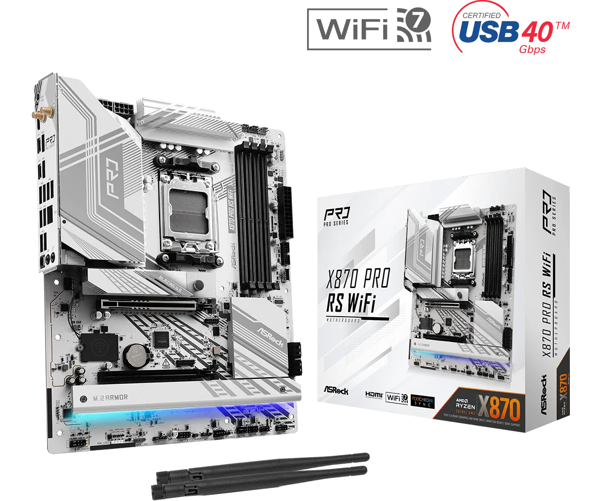ASRock X870 Pro RS WiFi ATX