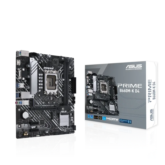 ASUS Prime B660M-K DDR4 LGA1700 Micro ATX