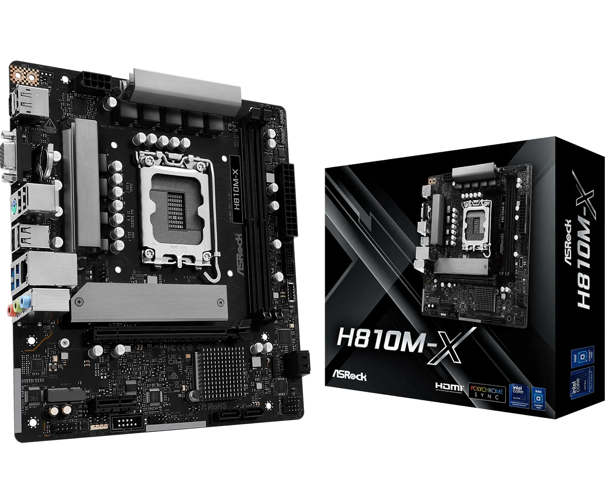ASRock H810M X DDR5 Micro ATX