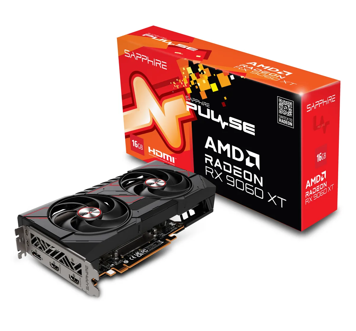 Sapphire Pulse AMD Radeon™ RX 9060 XT 16GB