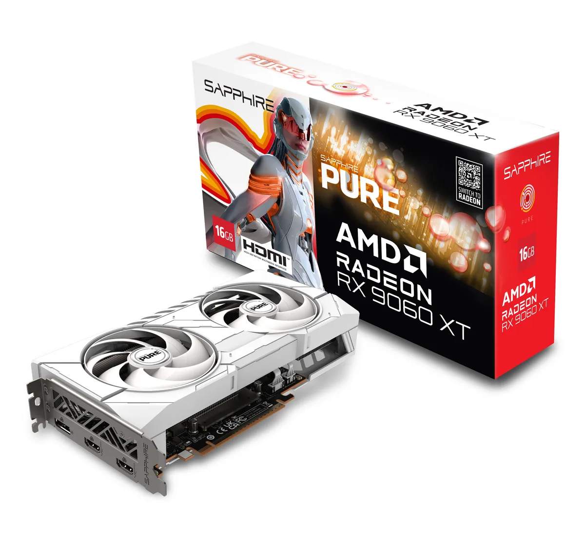 Sapphire Pure AMD Radeon™ RX 9060 XT 16GB