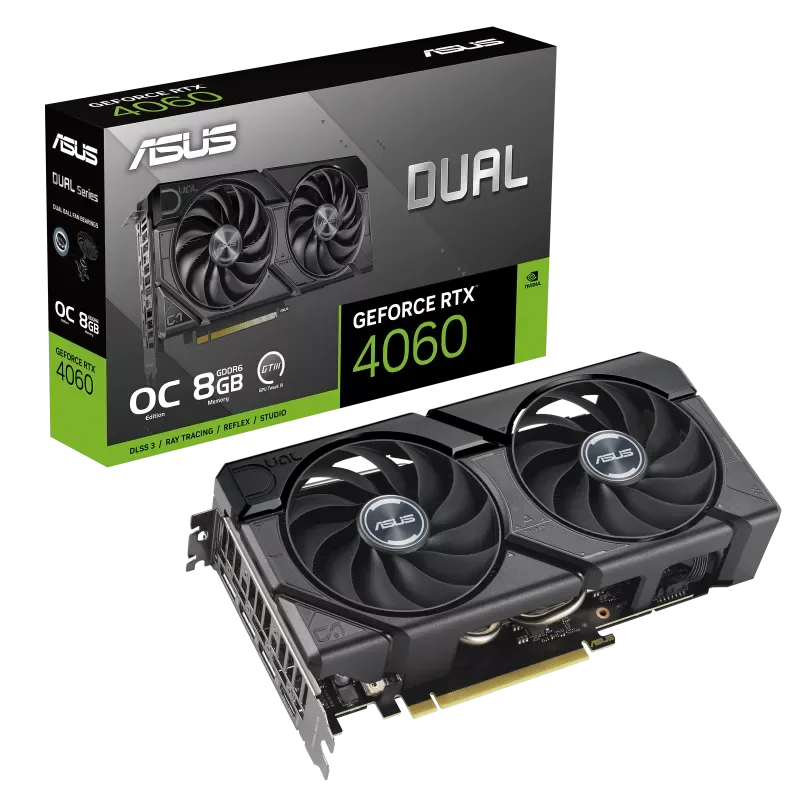 ASUS Dual GeForce RTX™ 4060 EVO 8GB