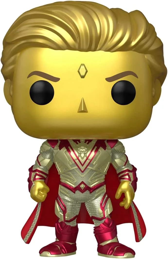 Funko Adam Warlock — Ngjyra e artë dhe detajet e kuqe dallojnë Adam Warlock.