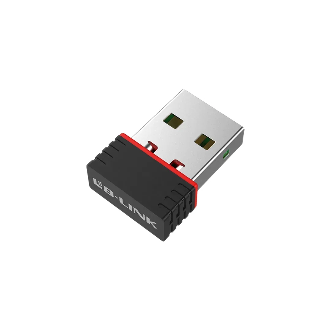 Përshtatësi nano BL-WN151 me lidhës USB-A dhe antenë të brendshme. LB-Link BL-WN151 — Përshtatësi nano BL-WN151 me lidhës USB-A dhe antenë të brendshme.