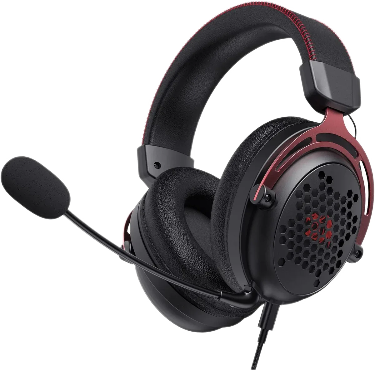 Redragon Diomedes H386 — The headband and cushioned earcups adjust to your fit.