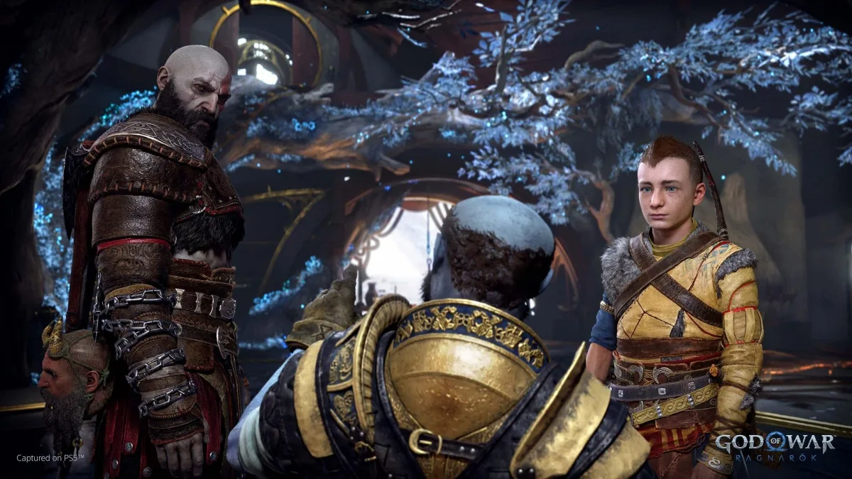 Kratos dhe Atreus vazhdojnë udhëtimin në mbretëritë nordike. God of War Ragnarok — Kratos dhe Atreus vazhdojnë udhëtimin në mbretëritë nordike.