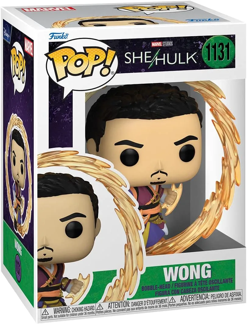 Funko Wong — The She-Hulk packaging identifies Wong as #1131.