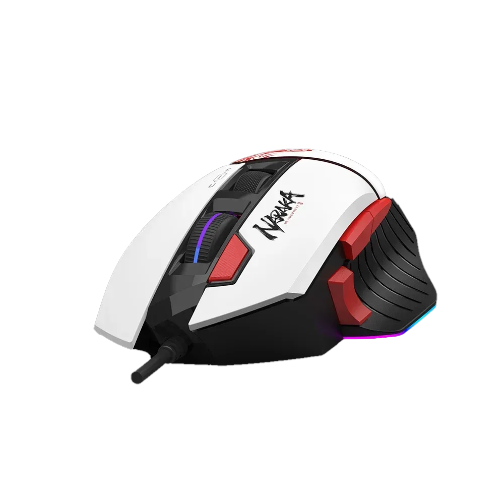 Bloody Naraka W95 Max — The rear angle shows the shape and lighting details.