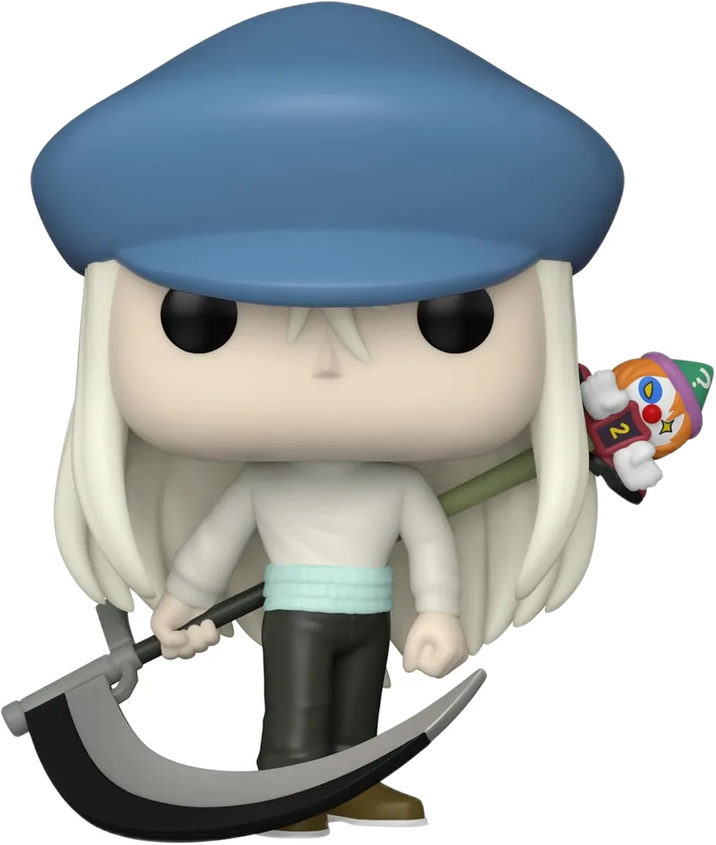 Funko Kite with Scythe — Kosa e Kite harkohet përpara figurës.