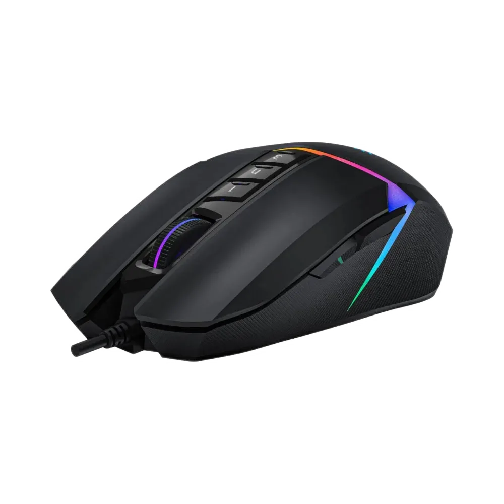 Bloody W60 Max — The side profile shows the shaped body and RGB accent.