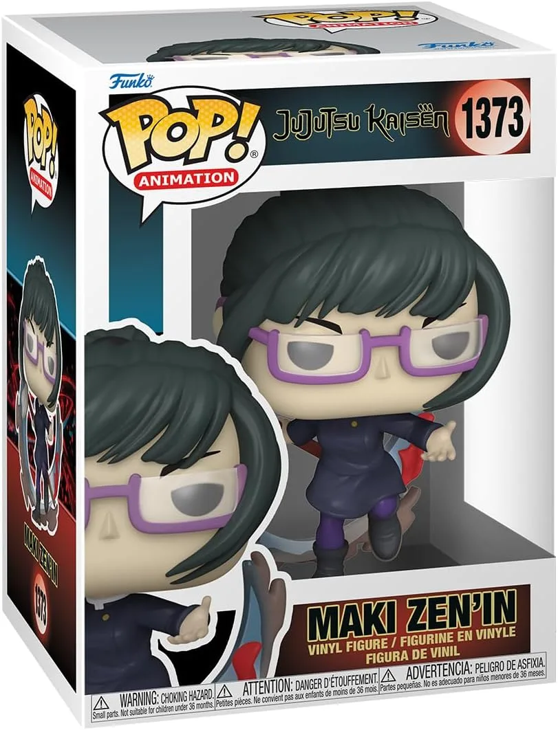 Funko Maki Zen’in — Paketimi e identifikon Maki Zen’in me numrin #1373.