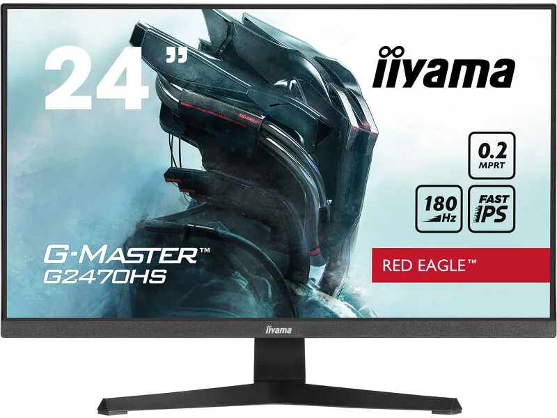 iiyama G-Master G2470HS-B1 — The G2470HS-B1 is the 180 Hz Fast IPS model.
