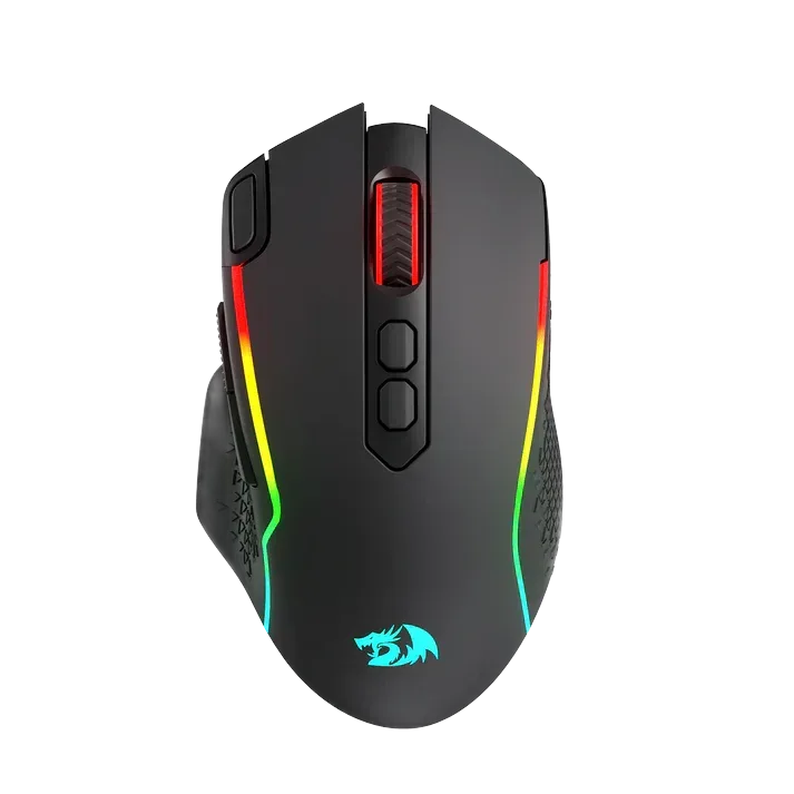 Redragon Taipan Pro M810 — The broad body keeps the main controls together.