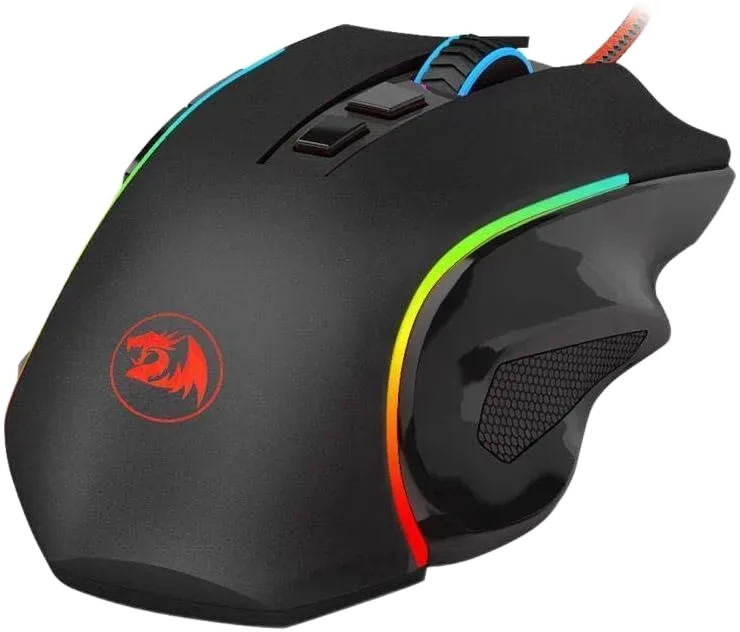 Redragon M607 Griffin — The sculpted sides support a right-hand grip.