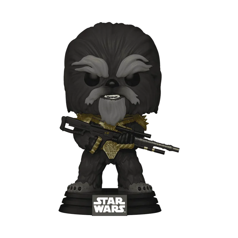 Funko Pop! Krrsantan #581 — Figura standarde #581 ka gëzof të skalitur në vinil dhe bazë ekspozimi Star Wars.