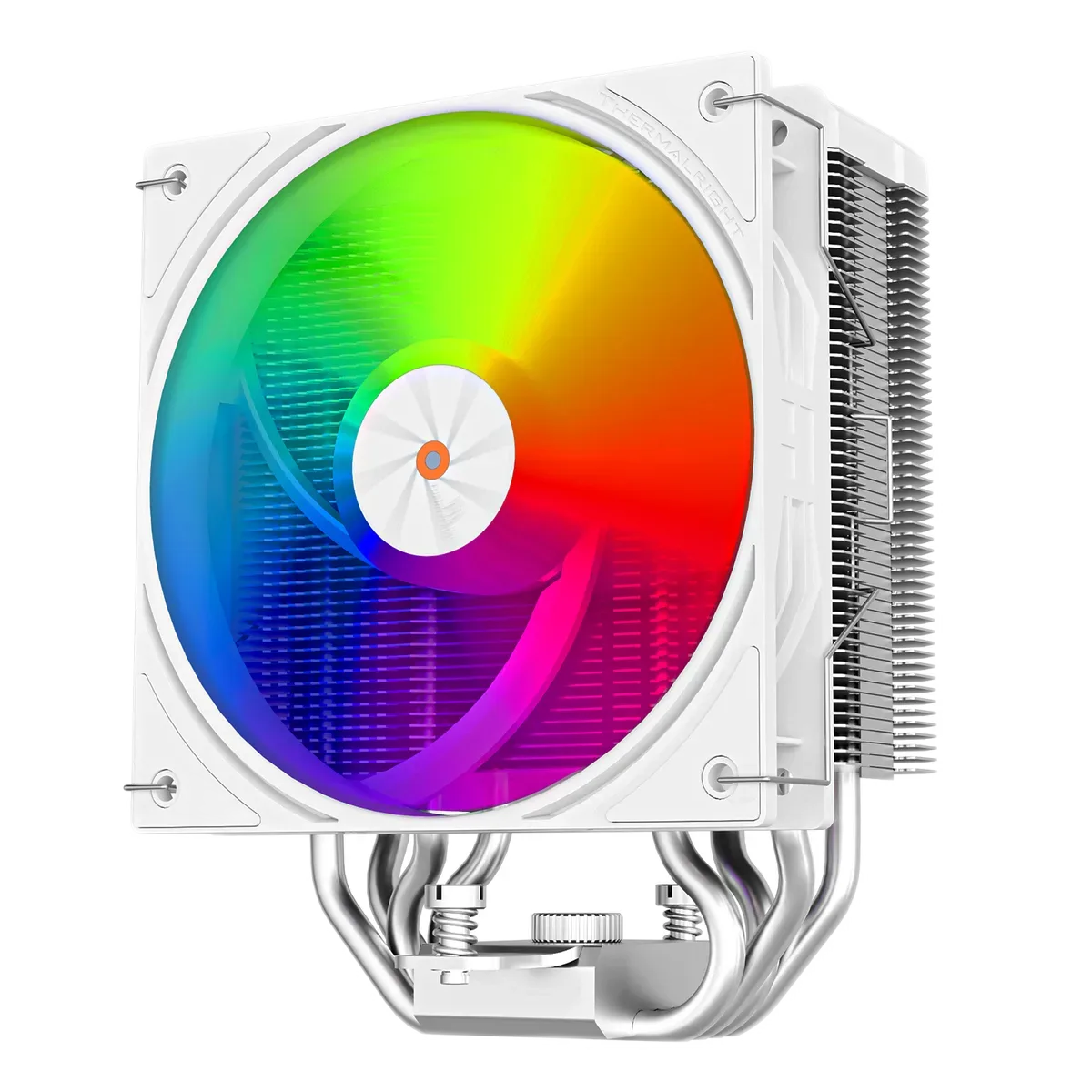 Assassin X 120 R Digital White, pamje ballore e ventilatorit me ndriçim dhe tubave termikë