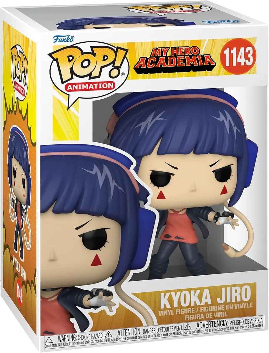 Funko Kyoka Jiro — The My Hero Academia window box carries number 1143.