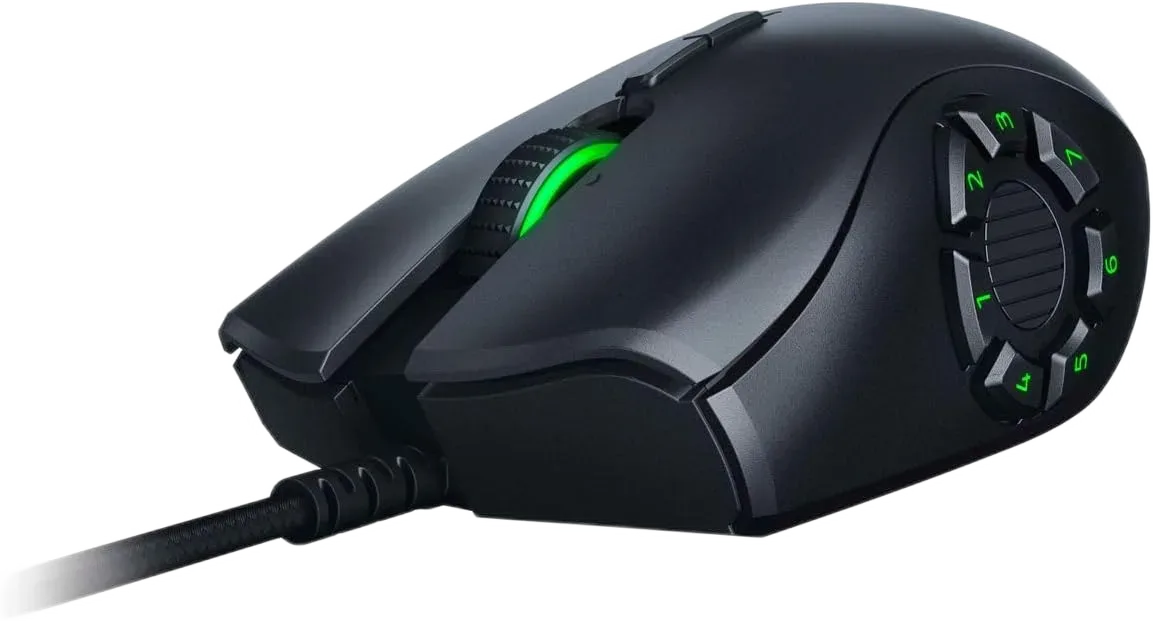 Razer Naga Trinity — The Naga Trinity shown with the seven-button side panel.