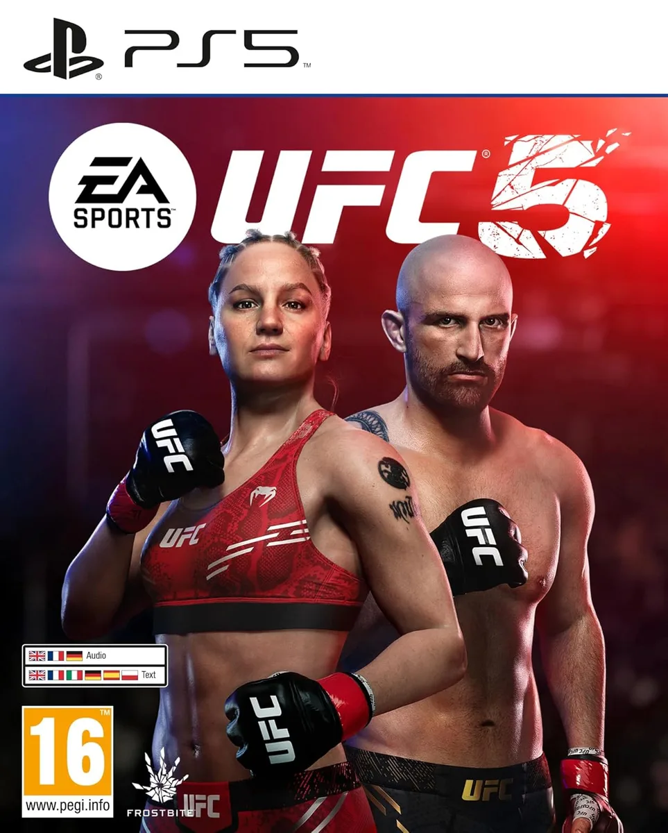EA Sports: UFC 5 — The PS5 base-game cover; paid legendary-fighter packs are separate.
