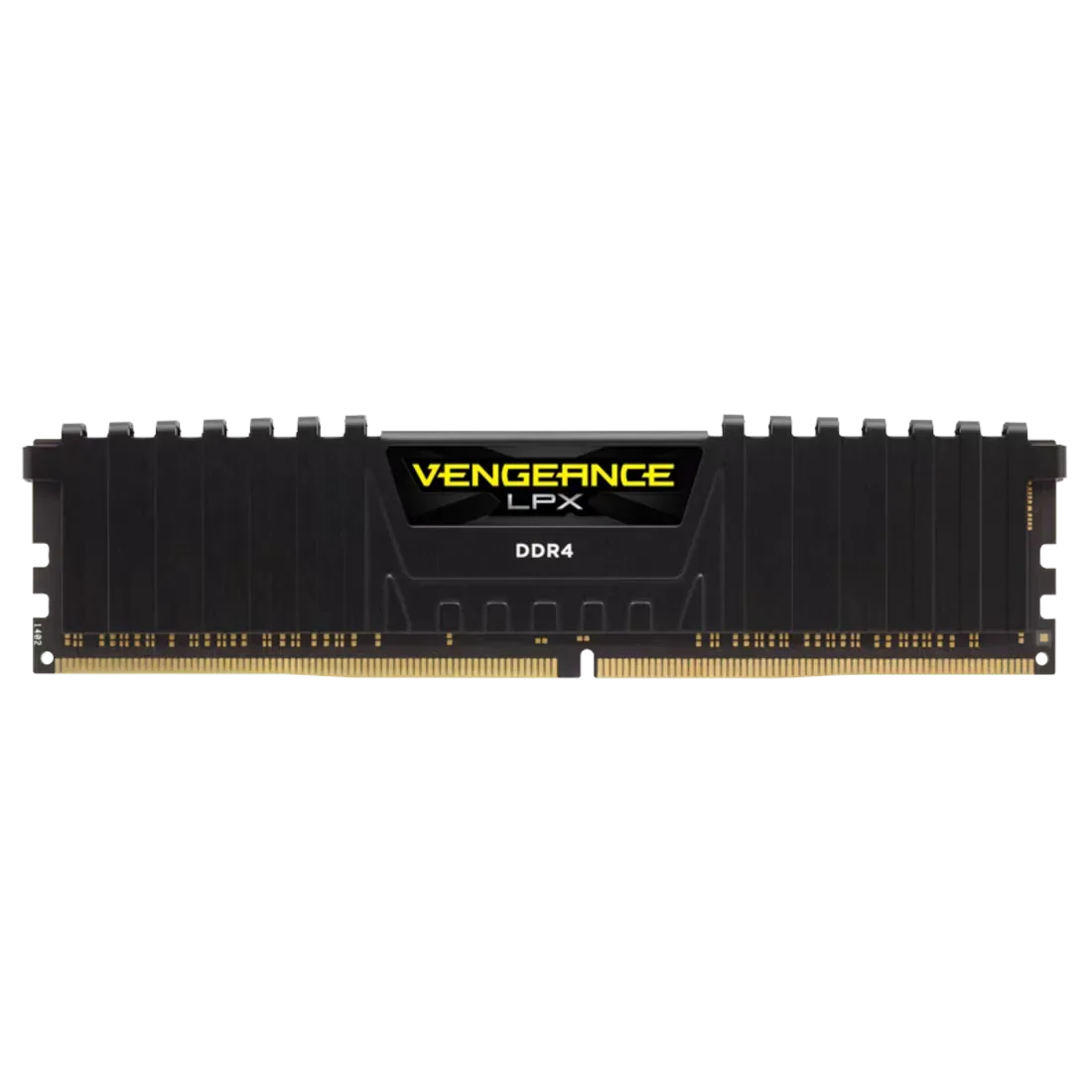 Corsair Vengeance LPX — Pjesa e sipërme me brinjë ruan pamjen e thjeshtë.