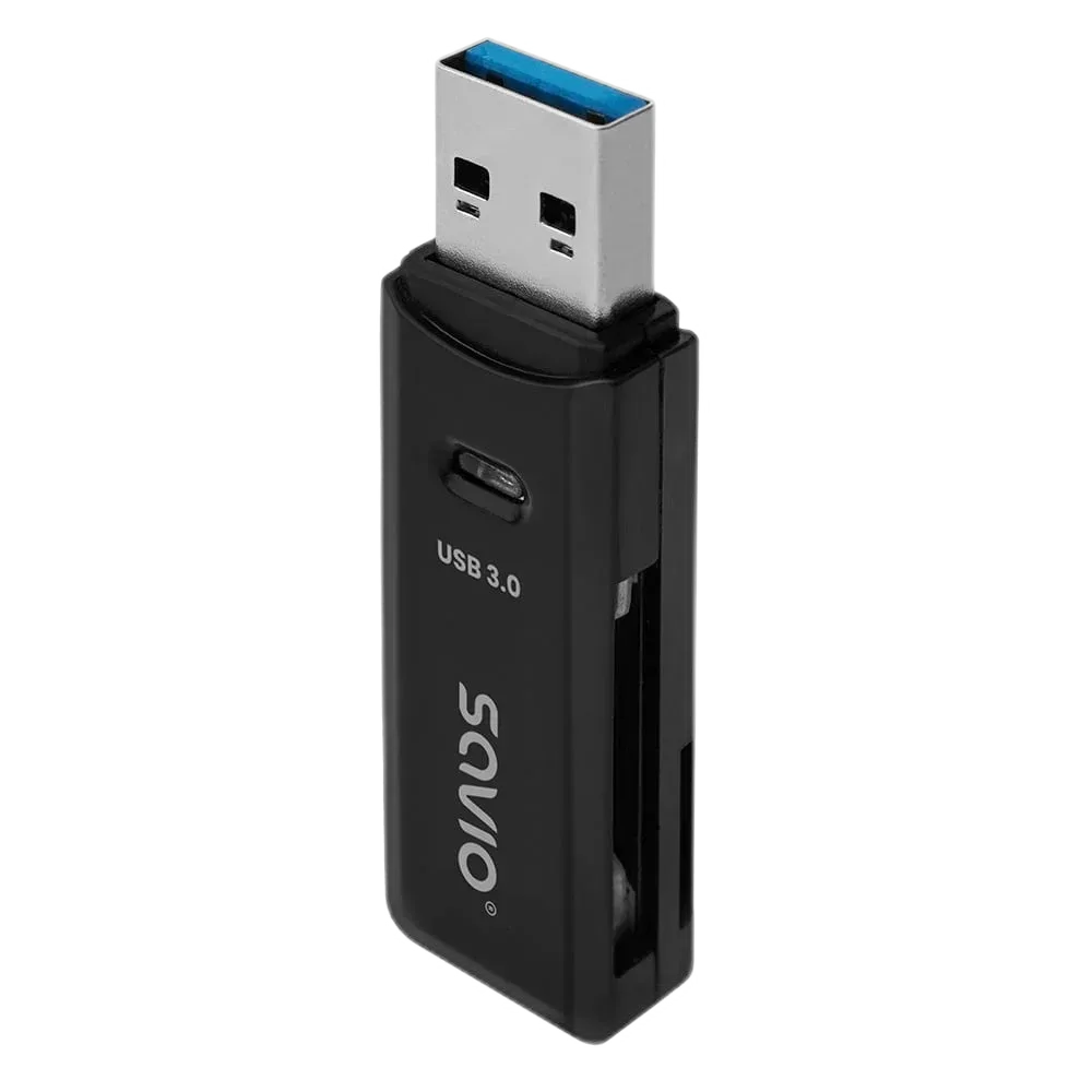 SAVIO AK-64 — AK-64 card reader with its USB-A 3.0 connector.