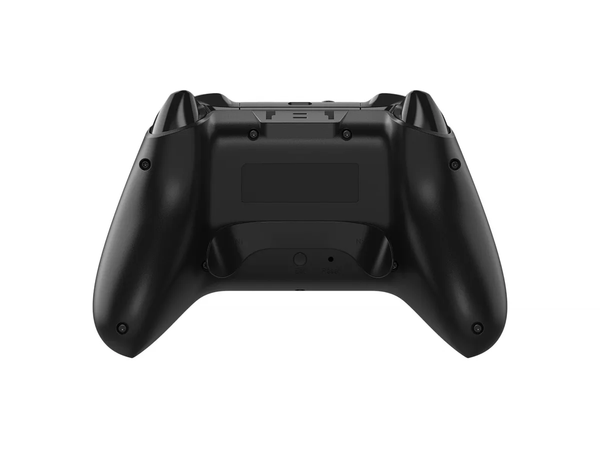 Pamje nga pas e kontrolluesit Spawn InfinityTouch X, ku dallohen butonat N1 dhe N2