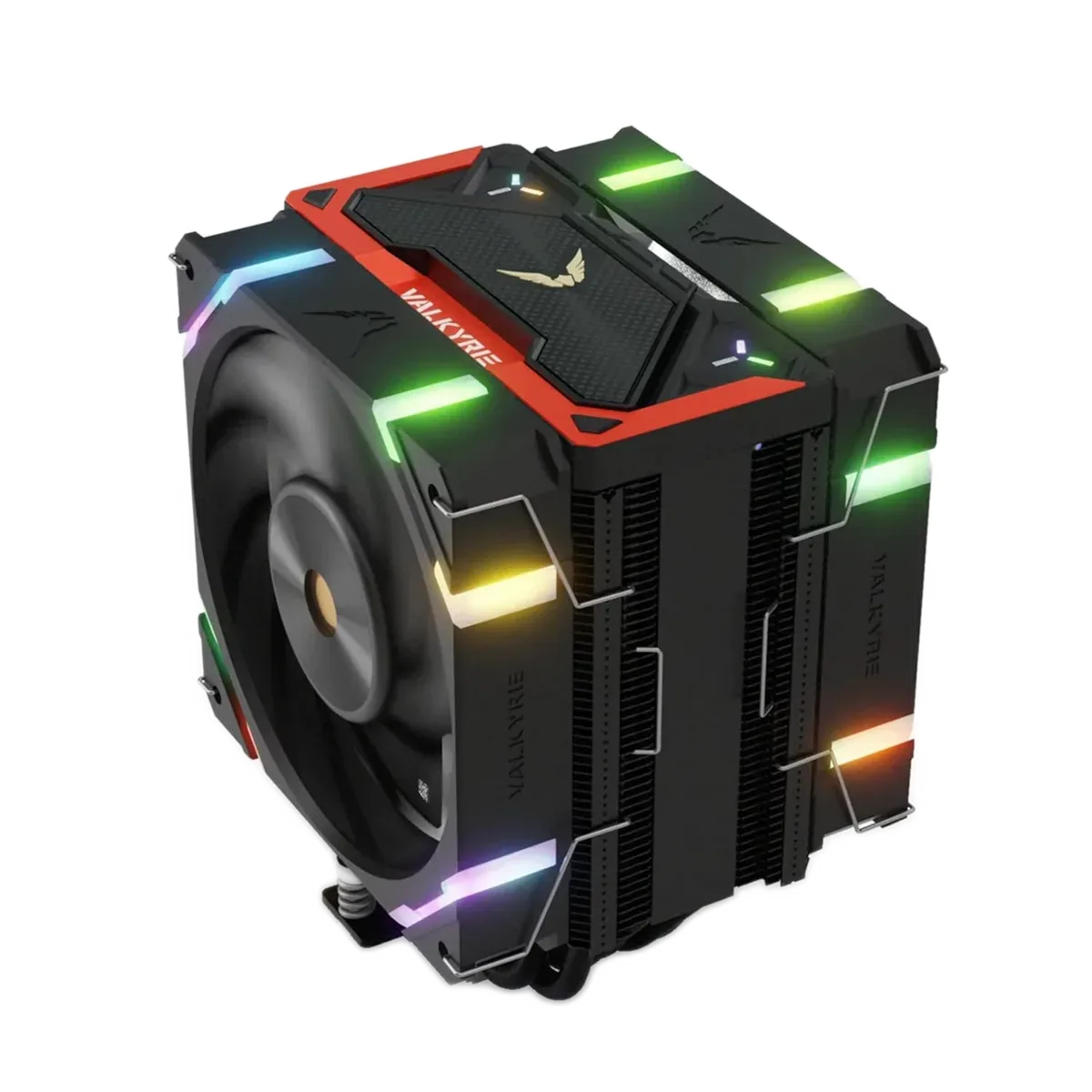 Valkyrie Vind SL125 Black CPU air cooler, assembled view