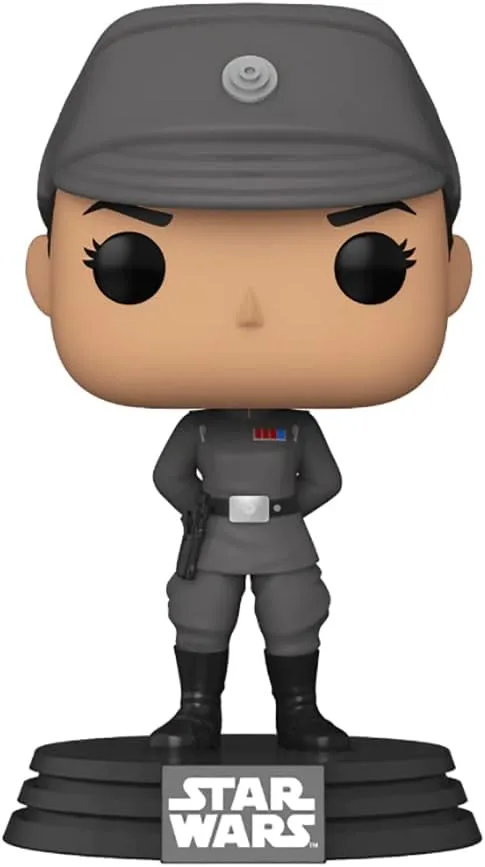 Funko Tala Durith — Tala me uniformë gri dhe kapelë, mbi bazën Star Wars.