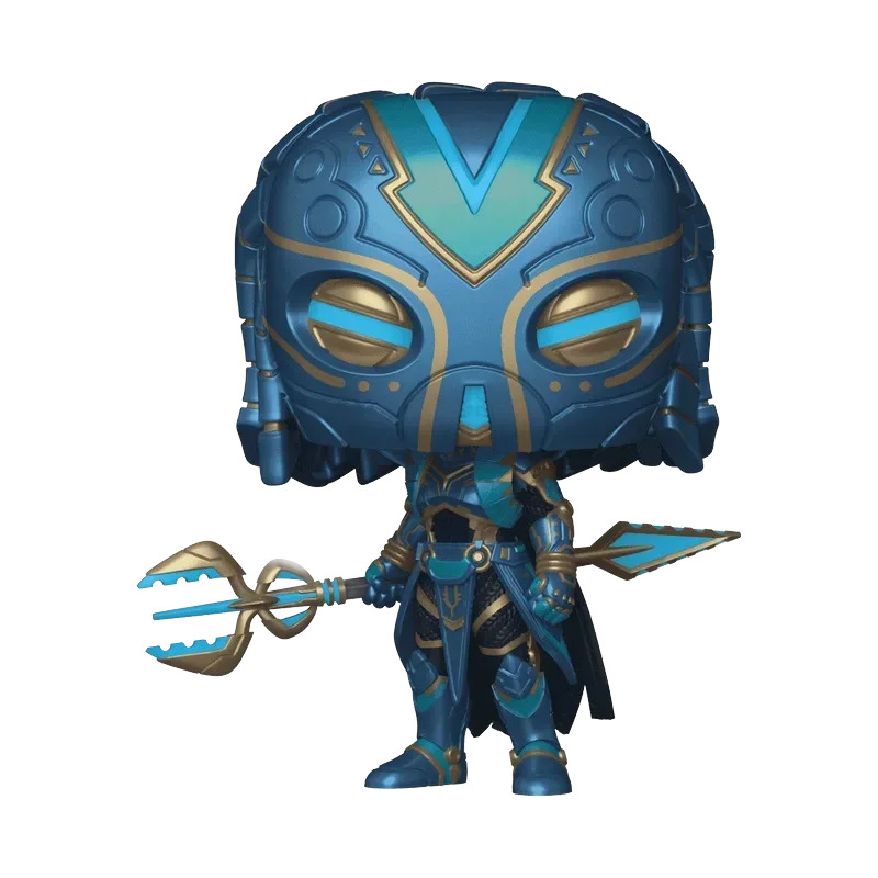 Funko Aneka (Midnight Angel) — Armatura blu Midnight Angel dhe detajet e armës së Aneka.