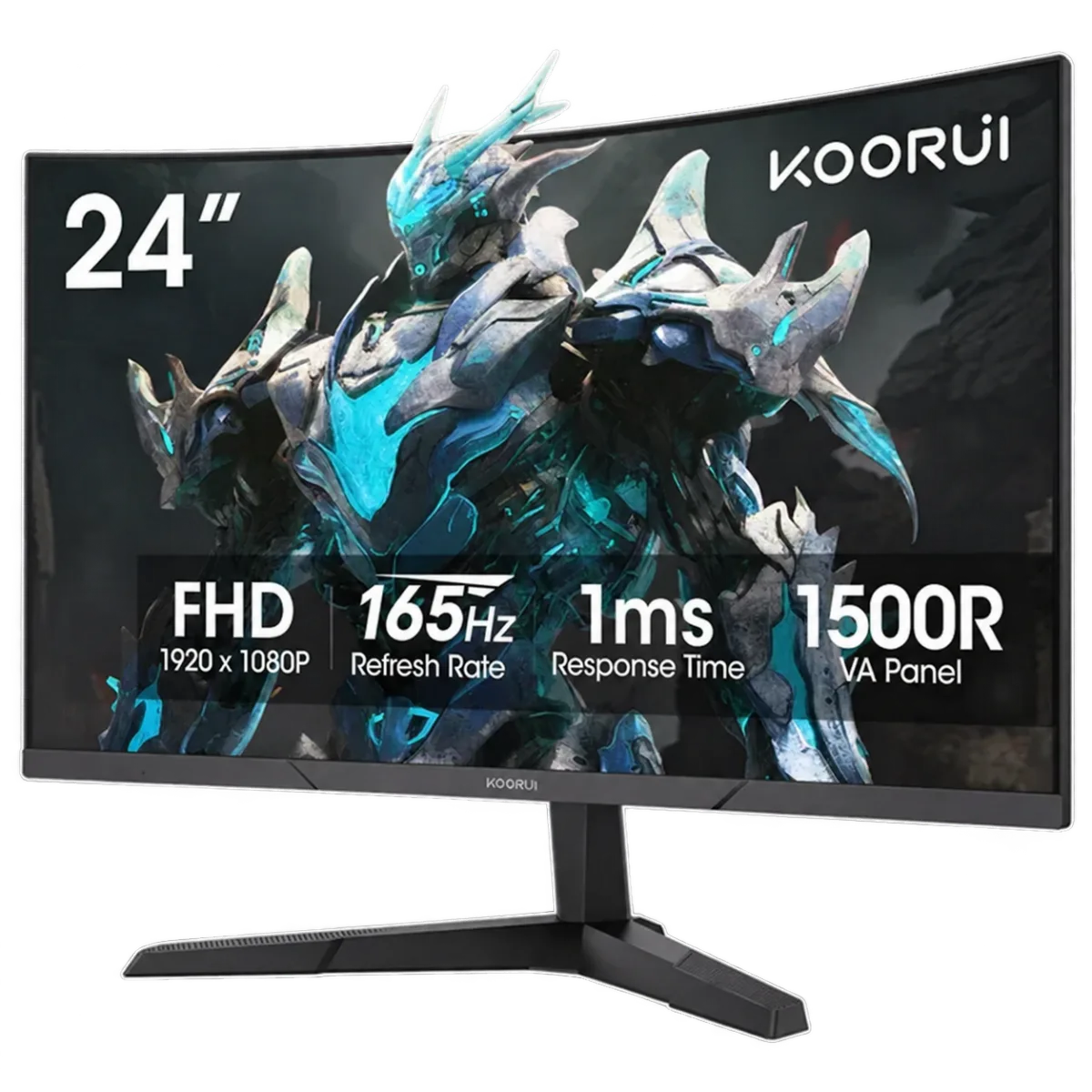 KOORUI 24E6CA 165Hz — Monitori Full HD i lakuar në versionin 165Hz që shitet këtu.
