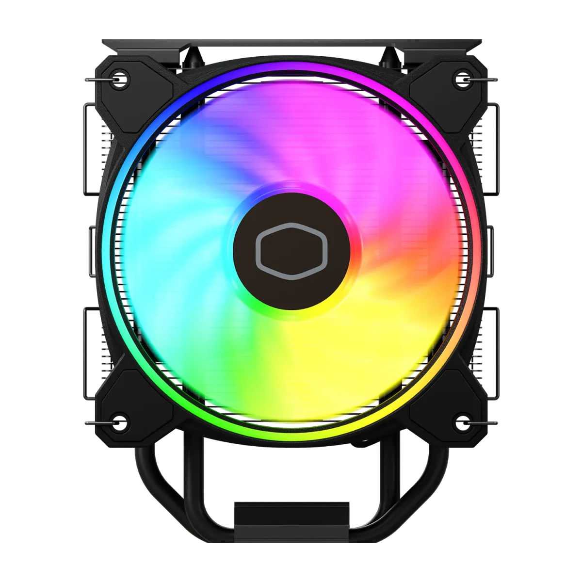 CoolerMaster Hyper 212 HALO, unazat e ndriçuara duken qartë nga përpara