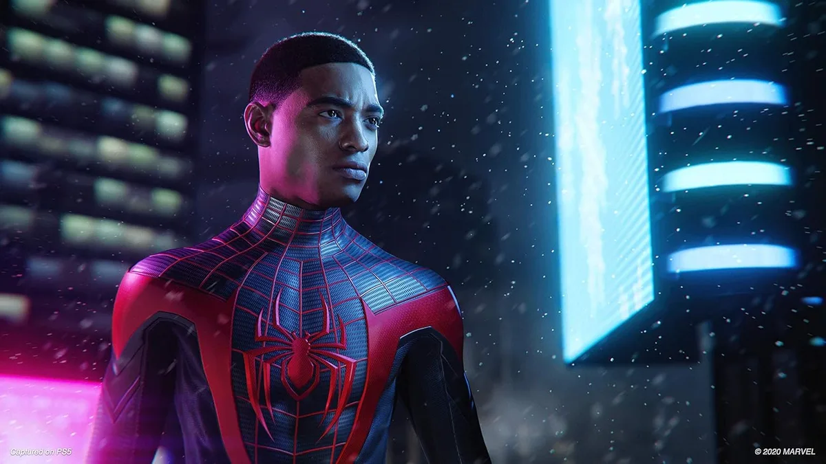 Marvel's Spider-Man Miles Morales — Miles takes the lead in his own Spider-Man adventure.