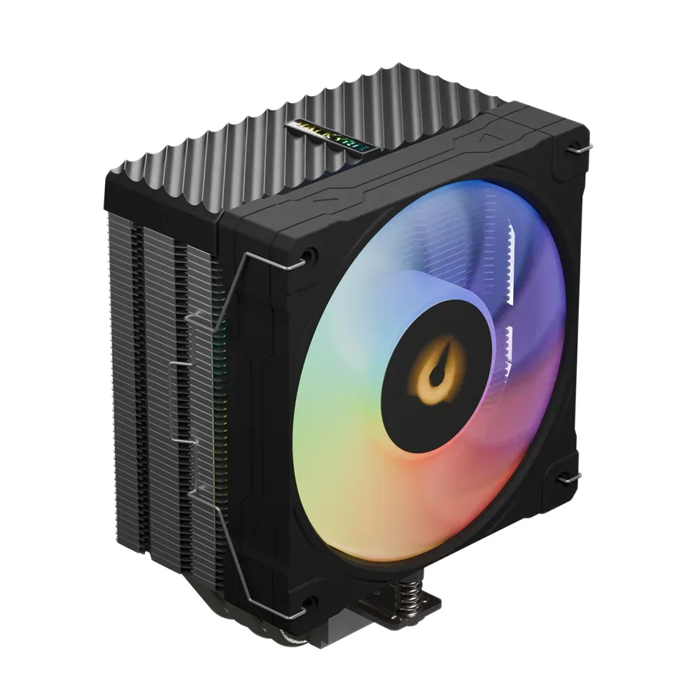 Valkyrie Surge SL125 Black CPU air cooler, assembled view