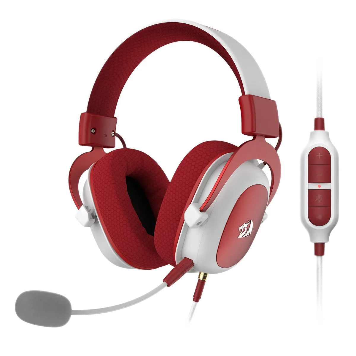 Redragon Zeus 2 Xmas — Zeus 2 Xmas in its red-and-white finish.