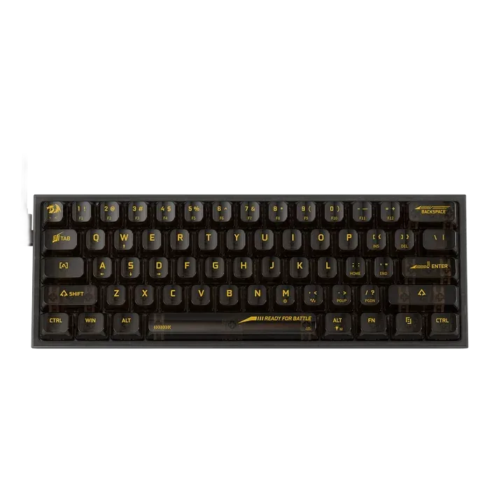 Layout-i US 60% e mban tastierën në përmasa kompakte. Redragon Fizz Black RGB — Layout-i US 60% e mban tastierën në përmasa kompakte.