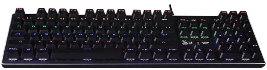 Bloody B760 Optical — Illuminated key groups on the wired B760.