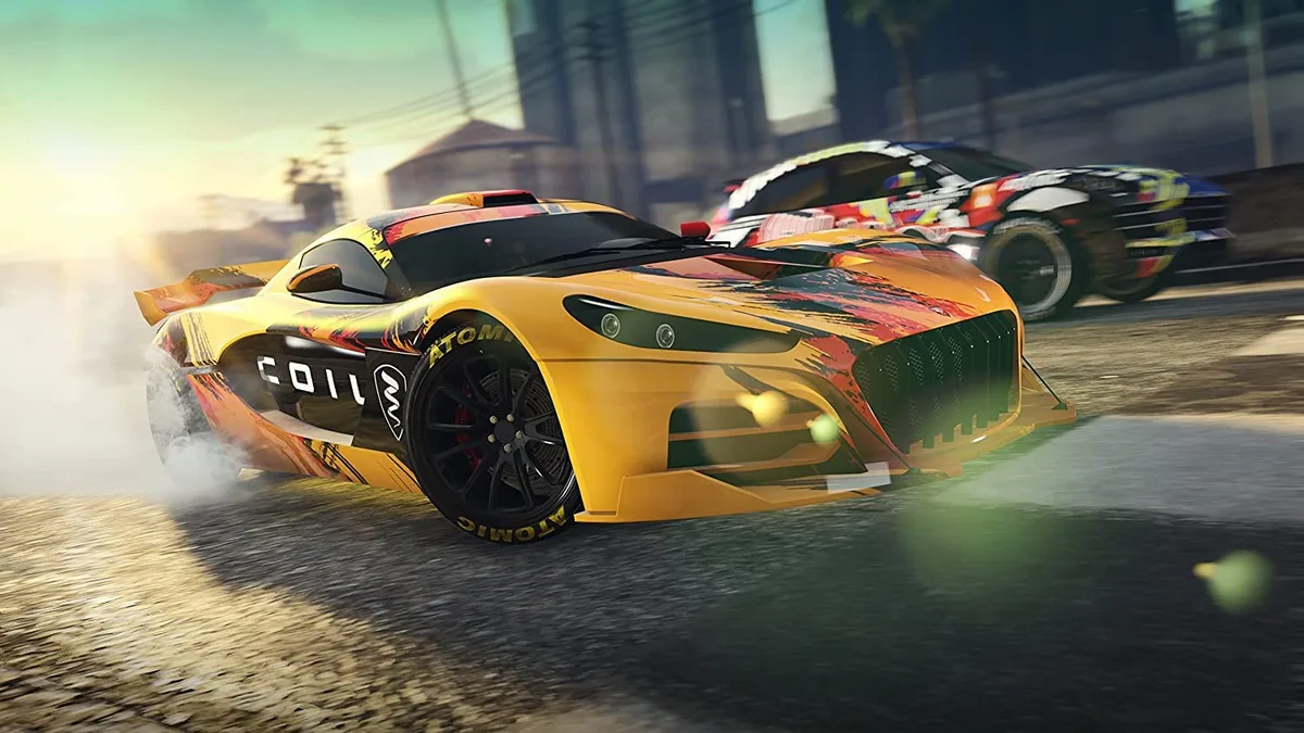 Grand Theft Auto 5 — Automjetet shërbejnë si për udhëtim, ashtu edhe për aktivitetet e lojës.